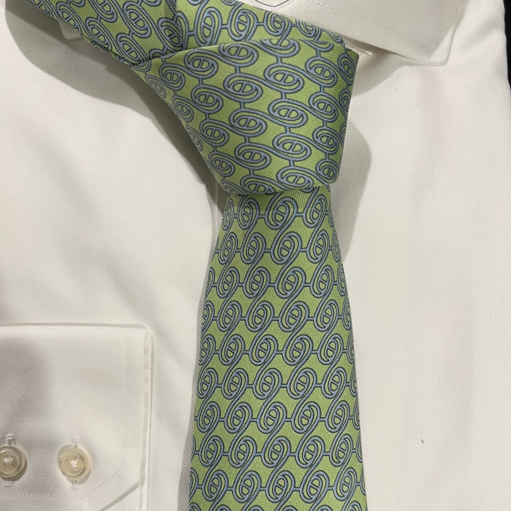 Hermes Paris silk tie